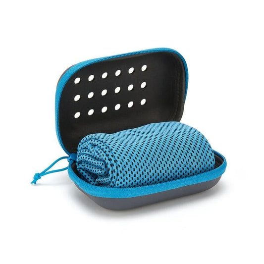 Premium Quick-Dry Cooling Towel - Soft, Breathable, and Highly Absorbent with Convenient Storage Box for Optimal Performance in Sports, Running, Yoga, and Gym Activities