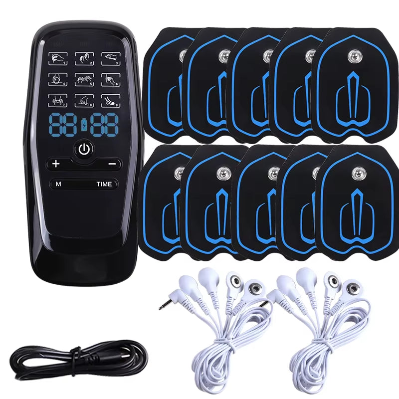 Advanced Electric Muscle Stimulator: TENS Therapy for Effective Pain Relief, Physiotherapy, and Relaxation Massage